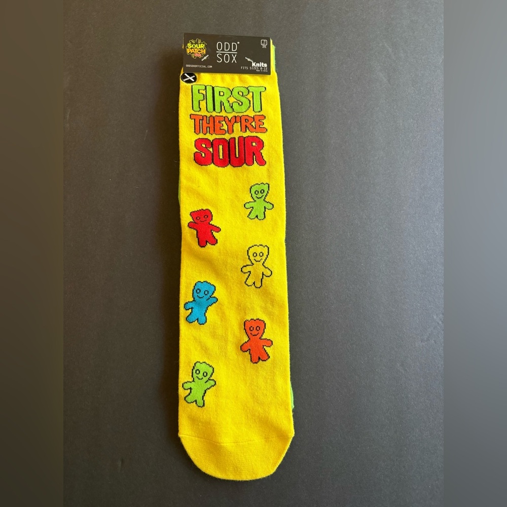 Odd Sox Sour Patch Kids Yellow Socks